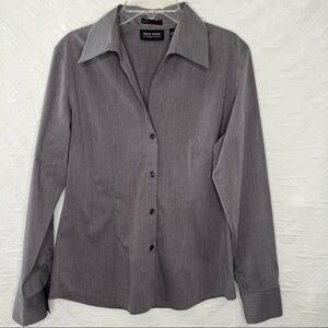 New York & Company City Stretch Size S.
Button  Front Shirt